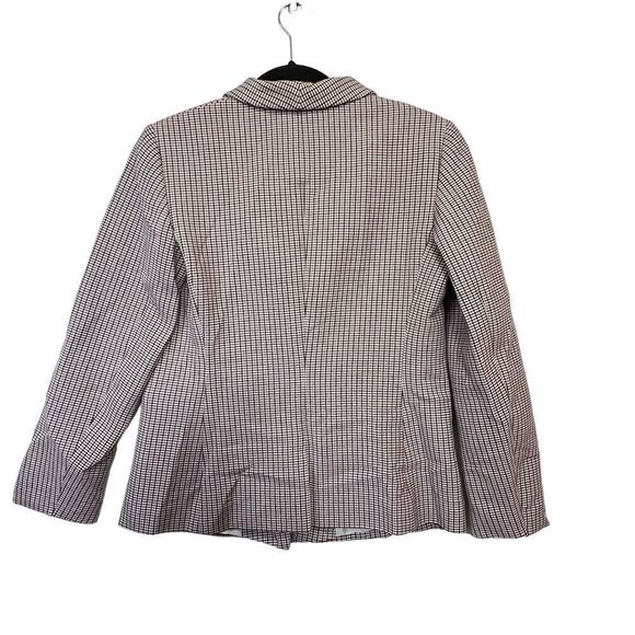 BOSS Career professional Hugo Boss Plaid Wool KANIXA blazer size 6 officewear - Picture 4 of 16